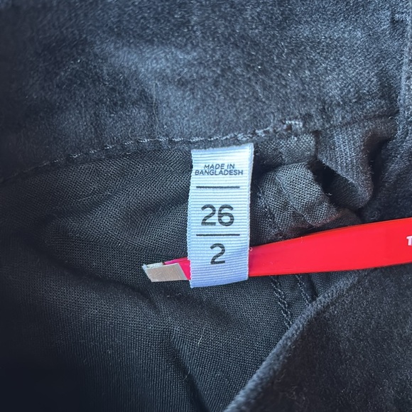 Loft Velvet Pants 5 Pocket Style in Black Size 26 EUC - Picture 3 of 7